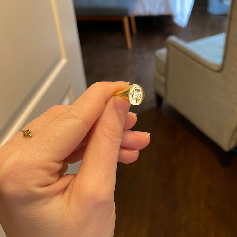 Bronze Flower Ring